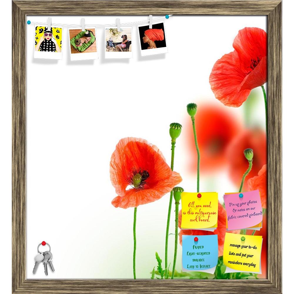 ArtzFolio Poppies Border Printed Bulletin Board Notice Pin Board Soft Board | Framed-Bulletin Boards Framed-AZSAO6463144BLB_FR_L-Image Code 5000167 Vishnu Image Folio Pvt Ltd, IC 5000167, ArtzFolio, Bulletin Boards Framed, Floral, Photography, poppies, border, printed, bulletin, board, notice, pin, soft, framed, border.isolated, white, pin up board, push pin board, extra large cork board, big pin board, notice board, small bulletin board, cork board, wall notice board, giant cork board, bulletin board, offi