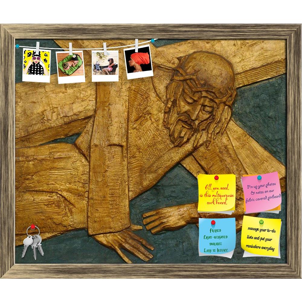 ArtzFolio 9th Station Of Cross Jesus Falls The Third Time D1 Printed Bulletin Board Notice Pin Board Soft Board | Framed-Bulletin Boards Framed-AZSAO6507410BLB_FR_L-Image Code 5000169 Vishnu Image Folio Pvt Ltd, IC 5000169, ArtzFolio, Bulletin Boards Framed, Religious, Photography, 9th, station, of, cross, jesus, falls, the, third, time, d1, printed, bulletin, board, notice, pin, soft, framed, pin up board, push pin board, extra large cork board, big pin board, notice board, small bulletin board, cork board