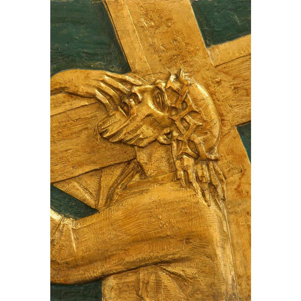 ArtzFolio 2nd Station Of The Cross, Jesus Is Given His Cross Unframed Paper Poster-Paper Posters Unframed-AZART6510513POS_UN_L-Image Code 5000171 Vishnu Image Folio Pvt Ltd, IC 5000171, ArtzFolio, Paper Posters Unframed, Religious, Photography, 2nd, station, of, the, cross, jesus, is, given, his, unframed, paper, poster, wall, large, size, for, living, room, home, decoration, big, framed, decor, posters, pitaara, box, modern, art, with, frame, bedroom, amazonbasics, door, drawing, small, decorative, office,