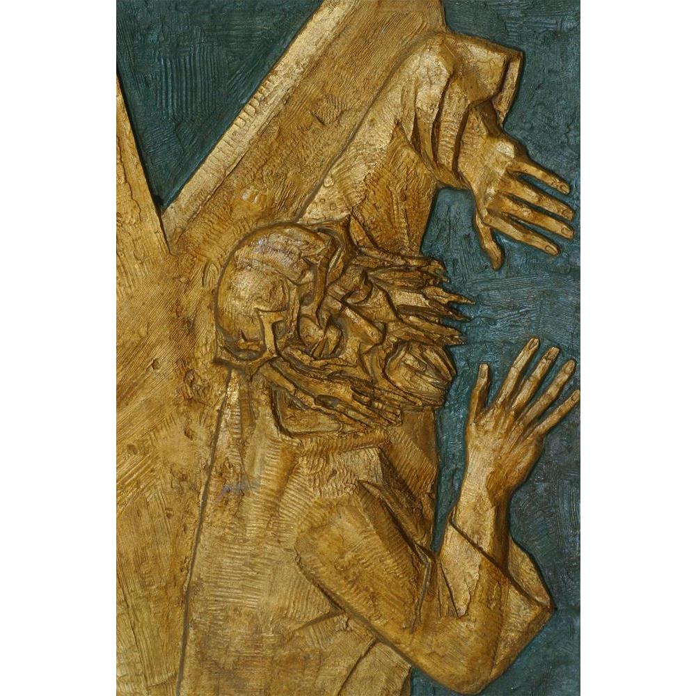 ArtzFolio 7th Station Of Cross Jesus Falls The Second Time D1 Unframed Paper Poster-Paper Posters Unframed-AZART6510515POS_UN_L-Image Code 5000172 Vishnu Image Folio Pvt Ltd, IC 5000172, ArtzFolio, Paper Posters Unframed, Religious, Photography, 7th, station, of, cross, jesus, falls, the, second, time, d1, unframed, paper, poster, wall, large, size, for, living, room, home, decoration, big, framed, decor, posters, pitaara, box, modern, art, with, frame, bedroom, amazonbasics, door, drawing, small, decorativ