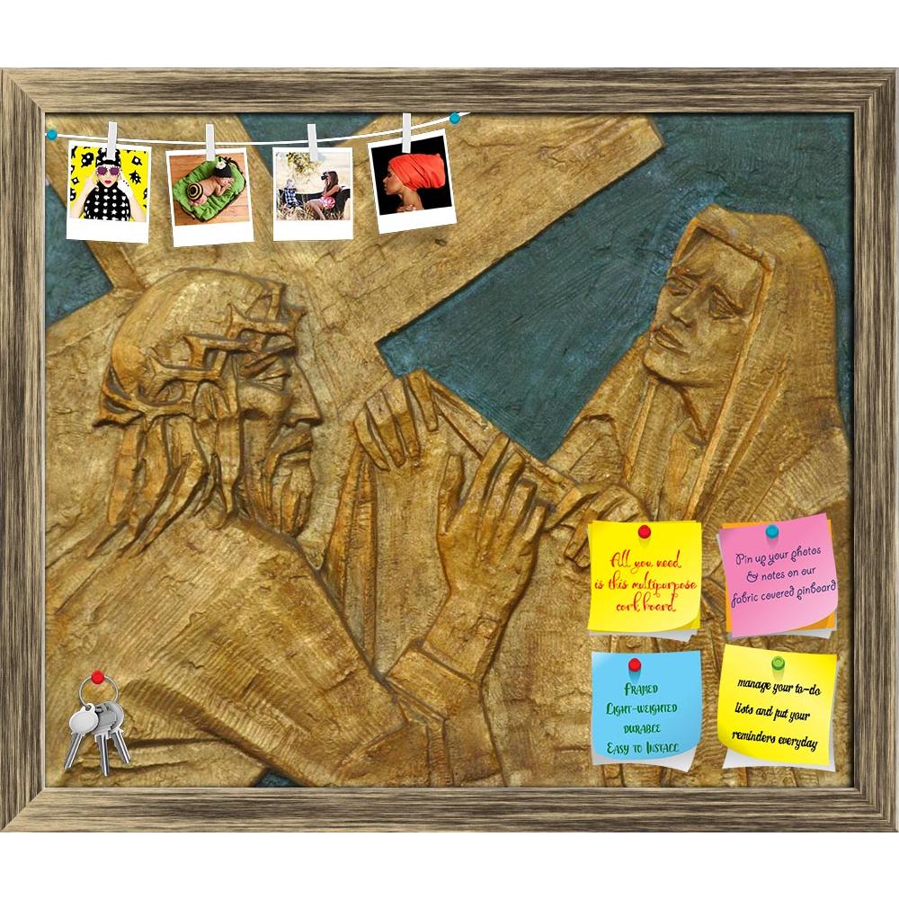 ArtzFolio 6th Station Of Cross Veronica Wipes Face Of Jesus D1 Printed Bulletin Board Notice Pin Board Soft Board | Framed-Bulletin Boards Framed-AZSAO6513965BLB_FR_L-Image Code 5000173 Vishnu Image Folio Pvt Ltd, IC 5000173, ArtzFolio, Bulletin Boards Framed, Religious, Photography, 6th, station, of, cross, veronica, wipes, face, jesus, d1, printed, bulletin, board, notice, pin, soft, framed, pin up board, push pin board, extra large cork board, big pin board, notice board, small bulletin board, cork board