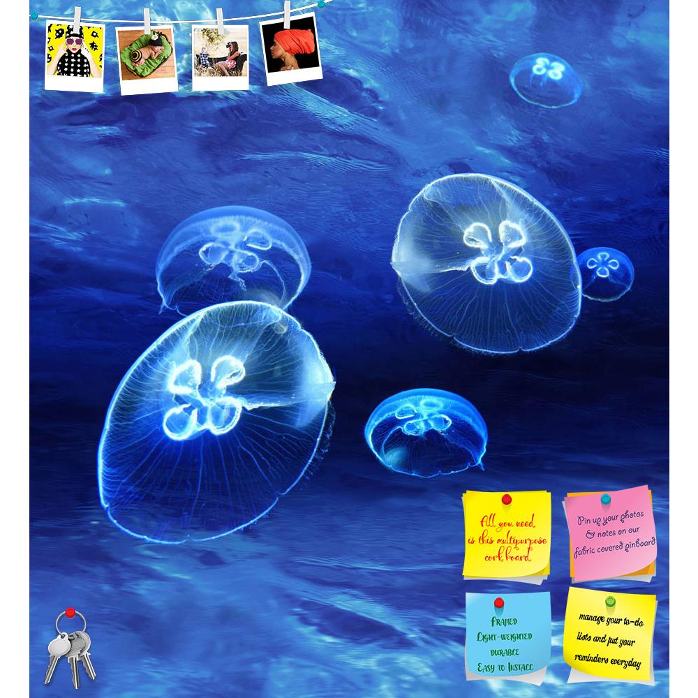 ArtzFolio Luminous Light Underwater Below Ocean Surface Printed Bulletin Board Notice Pin Board Soft Board | Frameless-Bulletin Boards Frameless-AZSAO6702420BLB_FL_L-Image Code 5000178 Vishnu Image Folio Pvt Ltd, IC 5000178, ArtzFolio, Bulletin Boards Frameless, Animals, Digital Art, luminous, light, underwater, below, ocean, surface, printed, bulletin, board, notice, pin, soft, frameless, medusas, glowing, mystic, self, waving, pin up board, push pin board, extra large cork board, big pin board, notice boa