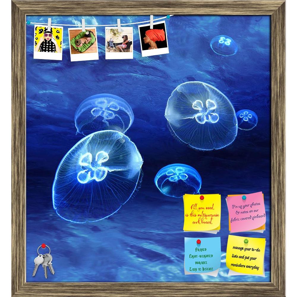 ArtzFolio Luminous Light Underwater Below Ocean Surface Printed Bulletin Board Notice Pin Board Soft Board | Framed-Bulletin Boards Framed-AZSAO6702420BLB_FR_L-Image Code 5000178 Vishnu Image Folio Pvt Ltd, IC 5000178, ArtzFolio, Bulletin Boards Framed, Animals, Digital Art, luminous, light, underwater, below, ocean, surface, printed, bulletin, board, notice, pin, soft, framed, medusas, glowing, mystic, self, waving, pin up board, push pin board, extra large cork board, big pin board, notice board, small bu
