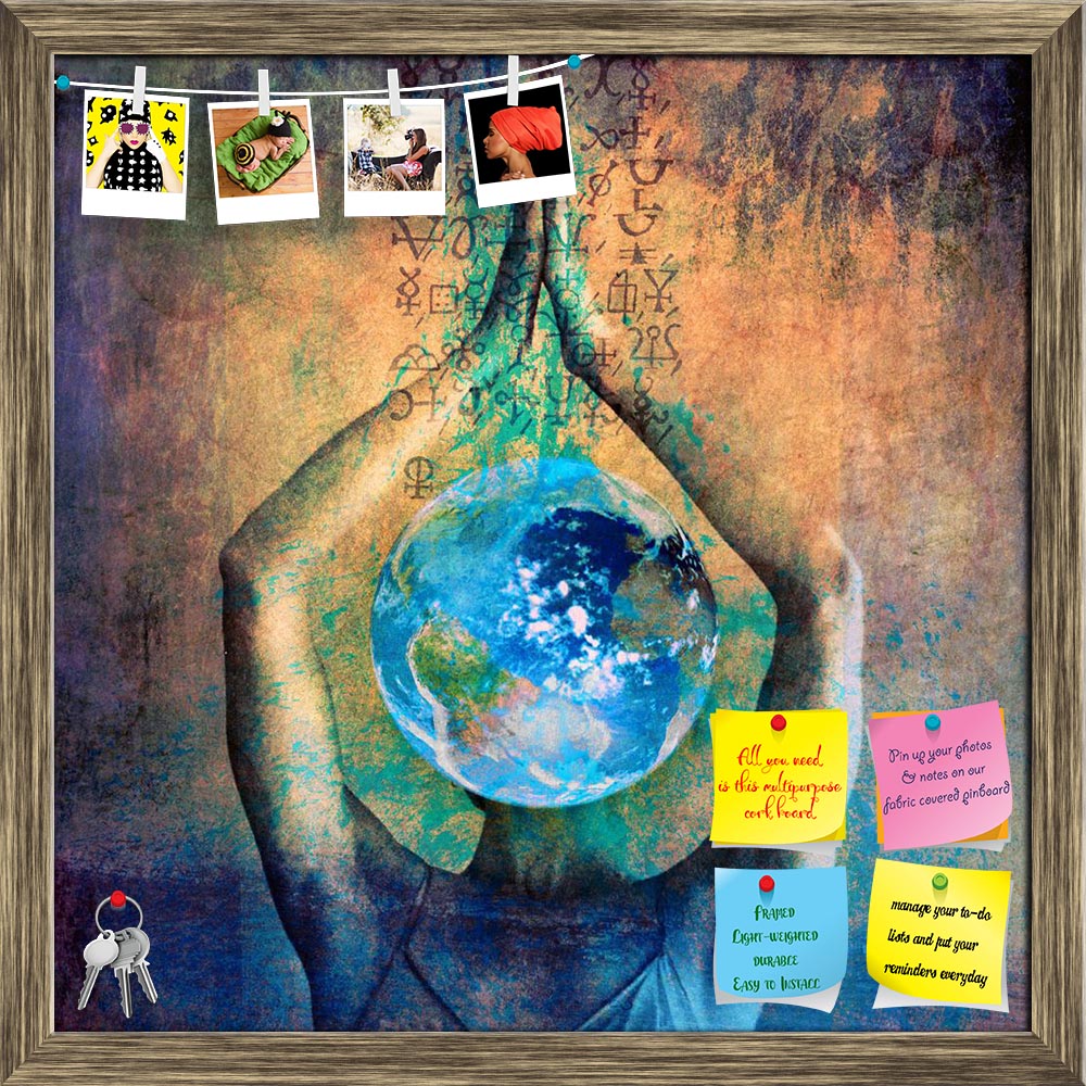ArtzFolio Female Earth Ilustration With Alchemical Signs Printed Bulletin Board Notice Pin Board Soft Board | Framed-Bulletin Boards Framed-AZSAO6892822BLB_FR_L-Image Code 5000181 Vishnu Image Folio Pvt Ltd, IC 5000181, ArtzFolio, Bulletin Boards Framed, Traditional, Vintage, Fine Art Reprint, female, earth, ilustration, with, alchemical, signs, printed, bulletin, board, notice, pin, soft, framed, pin up board, push pin board, extra large cork board, big pin board, notice board, small bulletin board, cork b