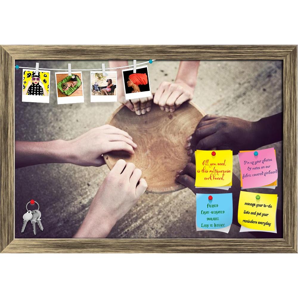 ArtzFolio Multi Cultural Group Of Hands Holds An Empty Bowl Printed Bulletin Board Notice Pin Board Soft Board | Framed-Bulletin Boards Framed-AZSAO6895356BLB_FR_L-Image Code 5000183 Vishnu Image Folio Pvt Ltd, IC 5000183, ArtzFolio, Bulletin Boards Framed, Still Life, Photography, multi, cultural, group, of, hands, holds, an, empty, bowl, printed, bulletin, board, notice, pin, soft, framed, a, multi-cultural, pin up board, push pin board, extra large cork board, big pin board, notice board, small bulletin 