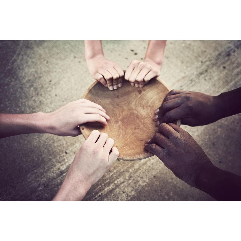 ArtzFolio Multi Cultural Group Of Hands Holds An Empty Bowl Unframed Paper Poster-Paper Posters Unframed-AZART6895356POS_UN_L-Image Code 5000183 Vishnu Image Folio Pvt Ltd, IC 5000183, ArtzFolio, Paper Posters Unframed, Still Life, Photography, multi, cultural, group, of, hands, holds, an, empty, bowl, unframed, paper, poster, wall, large, size, for, living, room, home, decoration, big, framed, decor, posters, pitaara, box, modern, art, with, frame, bedroom, amazonbasics, door, drawing, small, decorative, o