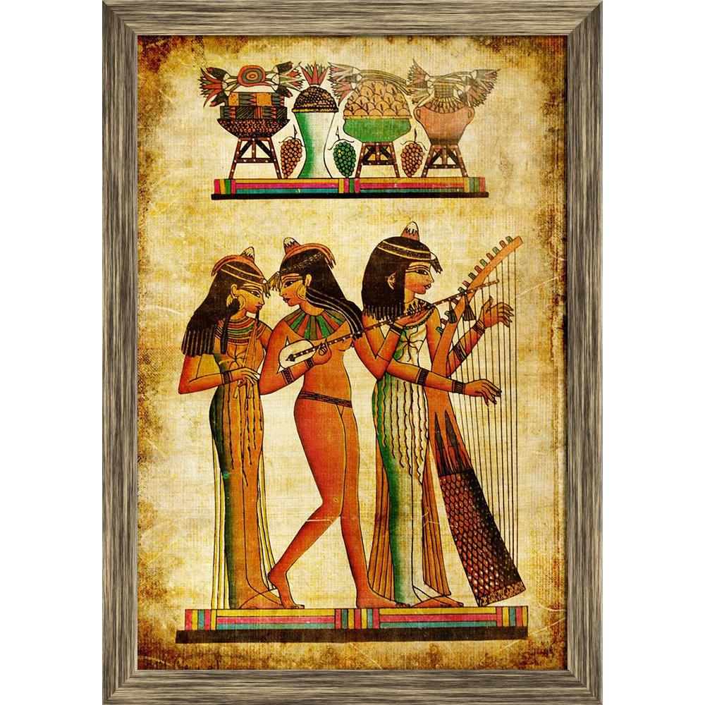 Pitaara Box Old Egyptian Papyrus Canvas Painting Synthetic Frame-Paintings Synthetic Framing-PBART6901036AFF_FW_L-Image Code 5000184 Vishnu Image Folio Pvt Ltd, IC 5000184, Pitaara Box, Paintings Synthetic Framing, Historical, Vintage, Fine Art Reprint, old, egyptian, papyrus, canvas, painting, synthetic, frame, framed canvas print, wall painting for living room with frame, canvas painting for living room, artzfolio, poster, framed canvas painting, wall painting with frame, canvas painting with frame living