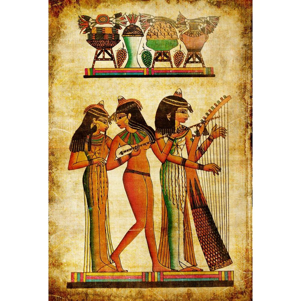 ArtzFolio Old Egyptian Papyrus Unframed Premium Canvas Painting-Paintings Unframed Premium-AZART6901036PRE_L-Image Code 5000184 Vishnu Image Folio Pvt Ltd, IC 5000184, ArtzFolio, Paintings Unframed Premium, Historical, Vintage, Fine Art Reprint, old, egyptian, papyrus, unframed, premium, canvas, painting, large size canvas print, wall painting for living room without frame, decorative wall painting, large poster, unframed canvas painting, wall painting without frame, wall art for living room, pitaara box, c