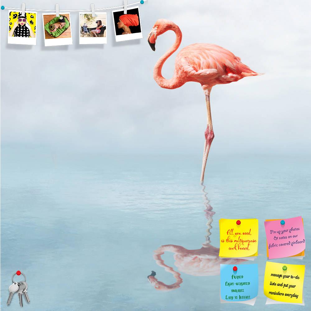 ArtzFolio Flamingo In Water Printed Bulletin Board Notice Pin Board Soft Board | Frameless-Bulletin Boards Frameless-AZSAO7059133BLB_FL_L-Image Code 5000191 Vishnu Image Folio Pvt Ltd, IC 5000191, ArtzFolio, Bulletin Boards Frameless, Birds, Photography, flamingo, in, water, printed, bulletin, board, notice, pin, soft, frameless, casting, reflection, pin up board, push pin board, extra large cork board, big pin board, notice board, small bulletin board, cork board, wall notice board, giant cork board, bulle