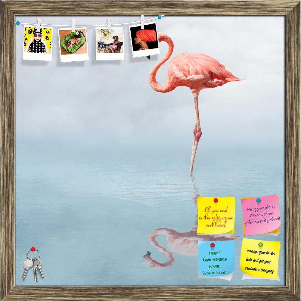 ArtzFolio Flamingo In Water Printed Bulletin Board Notice Pin Board Soft Board | Framed-Bulletin Boards Framed-AZSAO7059133BLB_FR_L-Image Code 5000191 Vishnu Image Folio Pvt Ltd, IC 5000191, ArtzFolio, Bulletin Boards Framed, Birds, Photography, flamingo, in, water, printed, bulletin, board, notice, pin, soft, framed, casting, reflection, pin up board, push pin board, extra large cork board, big pin board, notice board, small bulletin board, cork board, wall notice board, giant cork board, bulletin board, o
