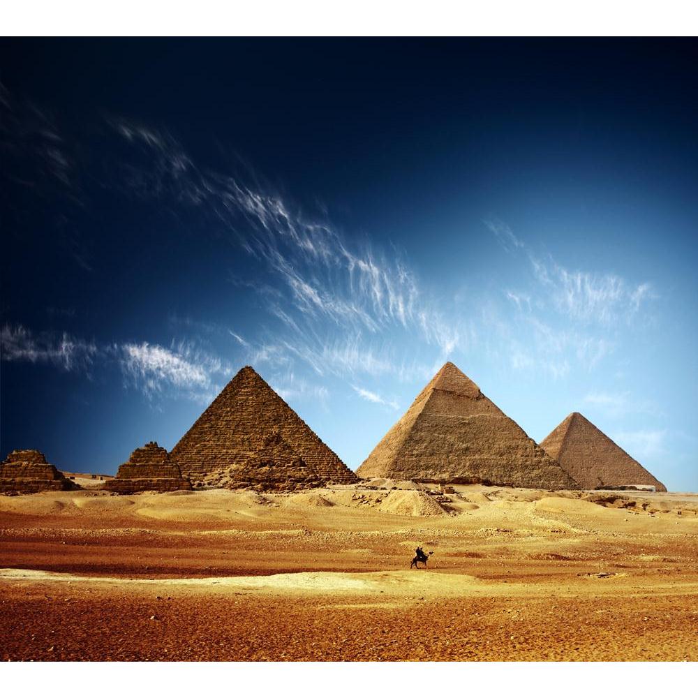 Giza Valley With Great Pyramids Canvas Painting Synthetic Frame-Paintings MDF Framing-AFF_FR-IC 5000214 IC 5000214, African, Ancient, Architecture, Automobiles, Eygptian, Historical, Landmarks, Landscapes, Marble and Stone, Medieval, Mountains, Places, Scenic, Transportation, Travel, Triangles, Vehicles, Vintage, giza, valley, with, great, pyramids, canvas, painting, synthetic, frame, egypt, pyramid, desert, africa, antique, archeology, blue, cairo, camel, cheops, clouds, cloudscape, deep, dry, egyptian, hi