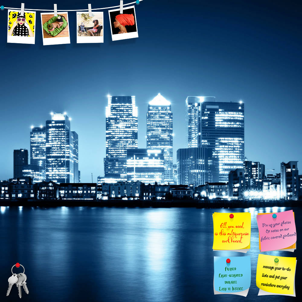ArtzFolio Canary Wharf View From Greenwich, London, UK Printed Bulletin Board Notice Pin Board Soft Board | Frameless-Bulletin Boards Frameless-AZSAO7730827BLB_FL_L-Image Code 5000220 Vishnu Image Folio Pvt Ltd, IC 5000220, ArtzFolio, Bulletin Boards Frameless, Places, Photography, canary, wharf, view, from, greenwich, london, uk, printed, bulletin, board, notice, pin, soft, frameless, city, skyline, business, square, cityscape, finance, night, docklands, urban, scene, england, office, block, river, thames,