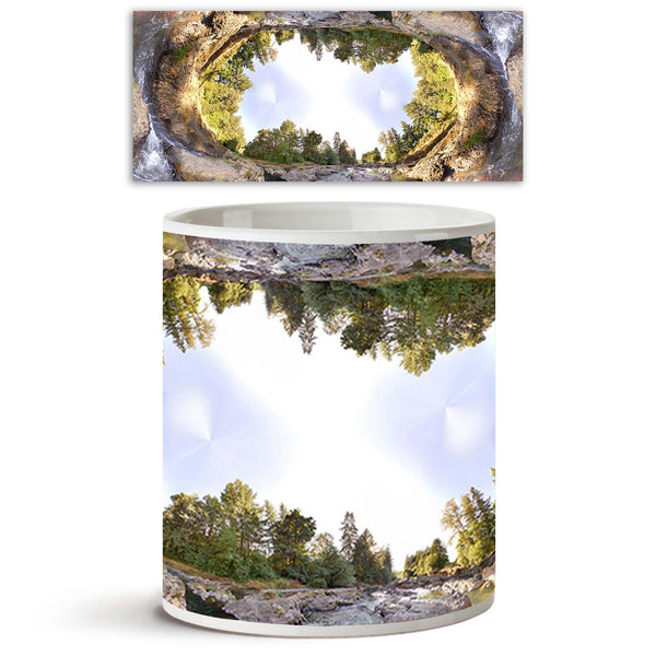 Earhtly Rocky River With Trees & Sky Ceramic Coffee Tea Mug Inside White-Coffee Mugs--IC 5000224 IC 5000224, Abstract Expressionism, Abstracts, Astronomy, Automobiles, Cosmology, God Ram, Hinduism, Landscapes, Nature, Panorama, Scenic, Semi Abstract, Signs and Symbols, Space, Symbols, Transportation, Travel, Vehicles, earhtly, rocky, river, with, trees, sky, ceramic, coffee, tea, mug, inside, white, abstract, ball, beautiful, big, circular, earth, ecology, environment, equirectangular, global, globe, green,