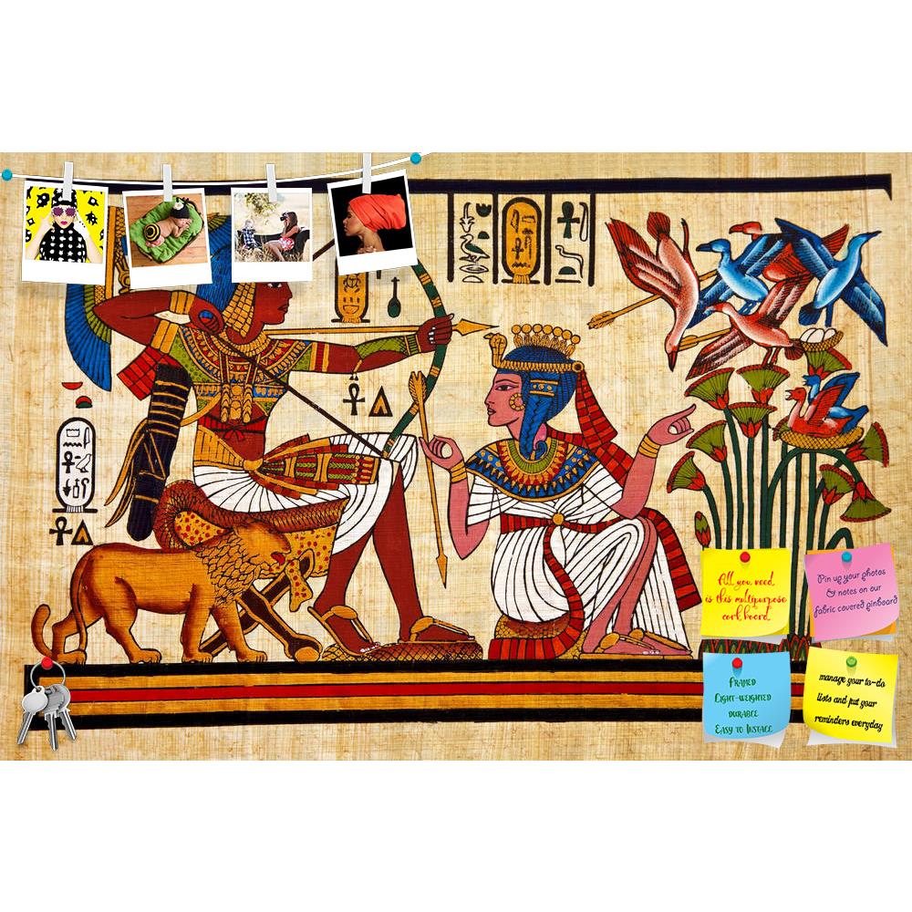 ArtzFolio Antique Egyptian Papyrus & Hieroglyph D1 Printed Bulletin Board Notice Pin Board Soft Board | Frameless-Bulletin Boards Frameless-AZSAO7949362BLB_FL_L-Image Code 5000232 Vishnu Image Folio Pvt Ltd, IC 5000232, ArtzFolio, Bulletin Boards Frameless, Historical, Vintage, Fine Art Reprint, antique, egyptian, papyrus, hieroglyph, d1, printed, bulletin, board, notice, pin, soft, frameless, pin up board, push pin board, extra large cork board, big pin board, notice board, small bulletin board, cork board