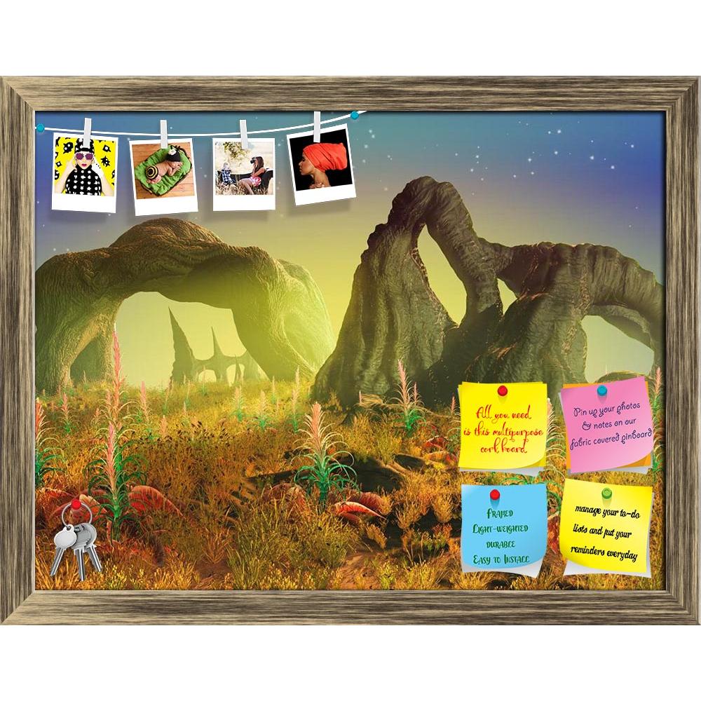 ArtzFolio An Eerie Green Glow Permeates the Alien Landscape Printed Bulletin Board Notice Pin Board Soft Board | Framed-Bulletin Boards Framed-AZSAO7972717BLB_FR_L-Image Code 5000235 Vishnu Image Folio Pvt Ltd, IC 5000235, ArtzFolio, Bulletin Boards Framed, Landscapes, Digital Art, an, eerie, green, glow, permeates, the, alien, landscape, printed, bulletin, board, notice, pin, soft, framed, this, 3d, render, pin up board, push pin board, extra large cork board, big pin board, notice board, small bulletin bo