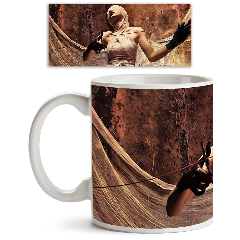 Shot Of A Twilight Girl In White Dress Ceramic Coffee Tea Mug Inside White-Coffee Mugs--IC 5000236 IC 5000236, Adult, Black and White, Cinema, Fantasy, Fashion, Gothic, Movies, People, Television, TV Series, White, shot, of, a, twilight, girl, in, dress, ceramic, coffee, tea, mug, inside, hell, woman, bandage, bizarre, blood, bloody, bride, clothes, costume, cruel, dark, death, demon, devil, evil, eyes, face, fear, female, ghost, gloomy, halloween, horror, indoor, lips, mask, movie, mystery, nightmare, pers