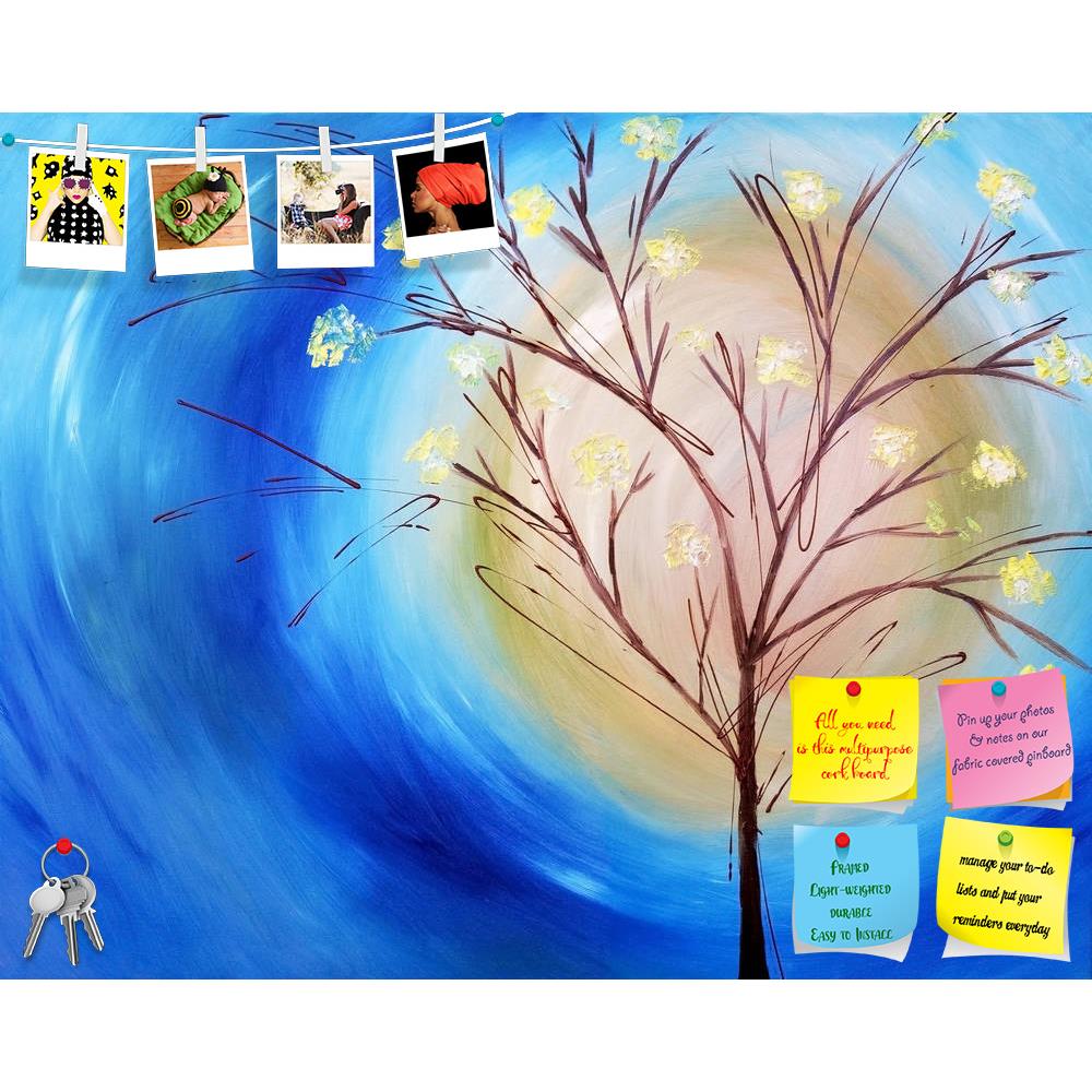 ArtzFolio Fall Tree Against Blue Swirling Sky Printed Bulletin Board Notice Pin Board Soft Board | Frameless-Bulletin Boards Frameless-AZSAO8065654BLB_FL_L-Image Code 5000239 Vishnu Image Folio Pvt Ltd, IC 5000239, ArtzFolio, Bulletin Boards Frameless, Abstract, Fine Art Reprint, fall, tree, against, blue, swirling, sky, printed, bulletin, board, notice, pin, soft, frameless, original, oil, painting, canvas, pin up board, push pin board, extra large cork board, big pin board, notice board, small bulletin bo