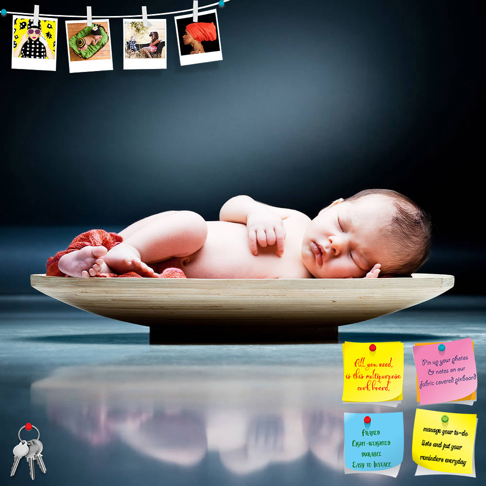 ArtzFolio Baby Sleeping On A Wooden Plate Printed Bulletin Board Notice Pin Board Soft Board | Frameless-Bulletin Boards Frameless-AZSAO8101609BLB_FL_L-Image Code 5000241 Vishnu Image Folio Pvt Ltd, IC 5000241, ArtzFolio, Bulletin Boards Frameless, Kids, Photography, baby, sleeping, on, a, wooden, plate, printed, bulletin, board, notice, pin, soft, frameless, two, weeks, old, pin up board, push pin board, extra large cork board, big pin board, notice board, small bulletin board, cork board, wall notice boar