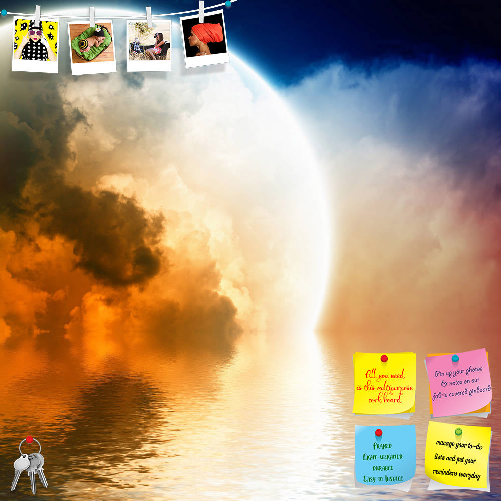 ArtzFolio Fantastic Glowing Sphere In Sky Printed Bulletin Board Notice Pin Board Soft Board | Frameless-Bulletin Boards Frameless-AZSAO8198706BLB_FL_L-Image Code 5000244 Vishnu Image Folio Pvt Ltd, IC 5000244, ArtzFolio, Bulletin Boards Frameless, Fantasy, Fine Art Reprint, fantastic, glowing, sphere, in, sky, printed, bulletin, board, notice, pin, soft, frameless, reflection, water, abstract, awe, background, beautiful, beauty, bright, cloud, cloudscape, dark, dramatic, earth, eternity, globe, god, heaven