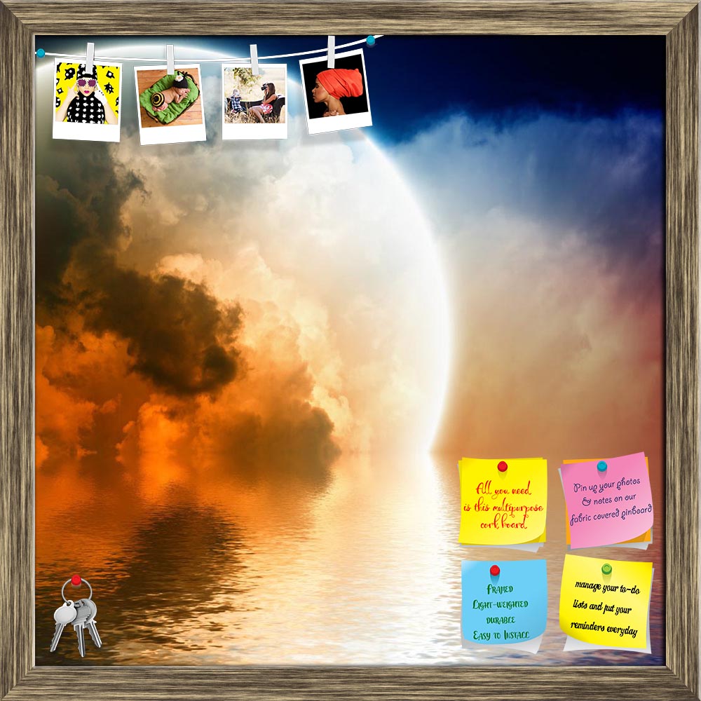 ArtzFolio Fantastic Glowing Sphere In Sky Printed Bulletin Board Notice Pin Board Soft Board | Framed-Bulletin Boards Framed-AZSAO8198706BLB_FR_L-Image Code 5000244 Vishnu Image Folio Pvt Ltd, IC 5000244, ArtzFolio, Bulletin Boards Framed, Fantasy, Fine Art Reprint, fantastic, glowing, sphere, in, sky, printed, bulletin, board, notice, pin, soft, framed, reflection, water, abstract, awe, background, beautiful, beauty, bright, cloud, cloudscape, dark, dramatic, earth, eternity, globe, god, heaven, idyllic, i