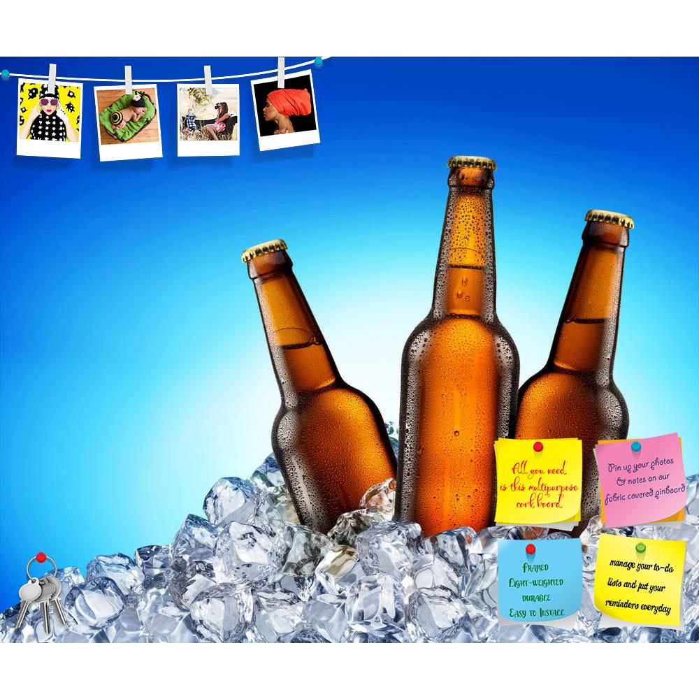 ArtzFolio Beer Bottles D1 Printed Bulletin Board Notice Pin Board Soft Board | Frameless-Bulletin Boards Frameless-AZSAO8296269BLB_FL_L-Image Code 5000248 Vishnu Image Folio Pvt Ltd, IC 5000248, ArtzFolio, Bulletin Boards Frameless, Food & Beverage, Photography, beer, bottles, d1, printed, bulletin, board, notice, pin, soft, frameless, three, getting, cool, ice, cubes, isolated, blue, file, contains, path, cut, pin up board, push pin board, extra large cork board, big pin board, notice board, small bulletin
