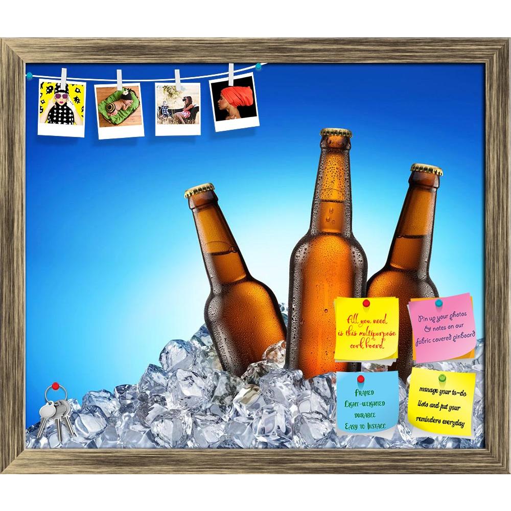 ArtzFolio Beer Bottles D1 Printed Bulletin Board Notice Pin Board Soft Board | Framed-Bulletin Boards Framed-AZSAO8296269BLB_FR_L-Image Code 5000248 Vishnu Image Folio Pvt Ltd, IC 5000248, ArtzFolio, Bulletin Boards Framed, Food & Beverage, Photography, beer, bottles, d1, printed, bulletin, board, notice, pin, soft, framed, three, getting, cool, ice, cubes, isolated, blue, file, contains, path, cut, pin up board, push pin board, extra large cork board, big pin board, notice board, small bulletin board, cork