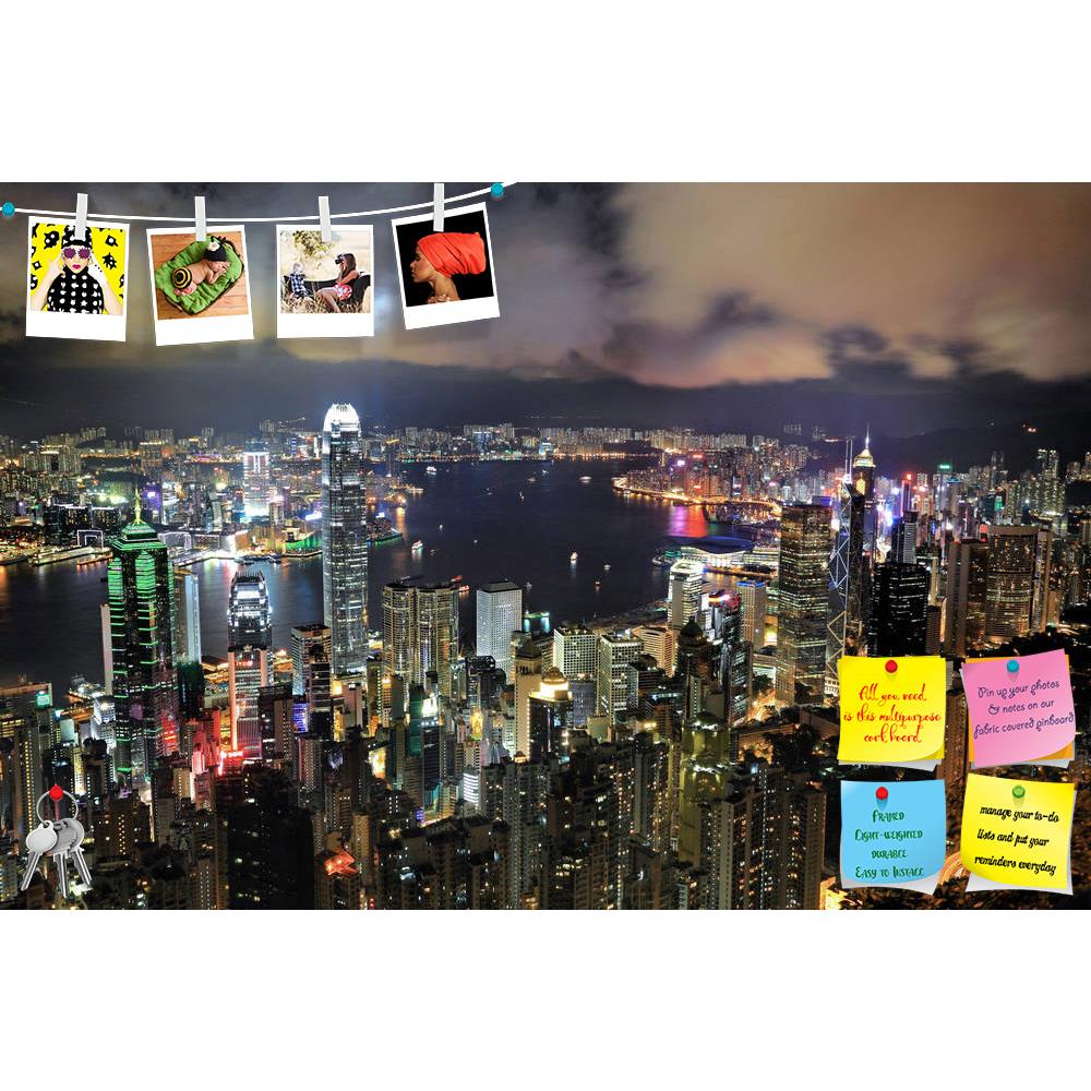 ArtzFolio Hong Kong Cityscape At Night Printed Bulletin Board Notice Pin Board Soft Board | Frameless-Bulletin Boards Frameless-AZSAO8433760BLB_FL_L-Image Code 5000252 Vishnu Image Folio Pvt Ltd, IC 5000252, ArtzFolio, Bulletin Boards Frameless, Places, Photography, hong, kong, cityscape, at, night, printed, bulletin, board, notice, pin, soft, frameless, architecture, asia, asian, beautiful, beauty, building, business, busy, china, chinese, city, colorful, downtown, economy, finance, glass, harbor, harbour,