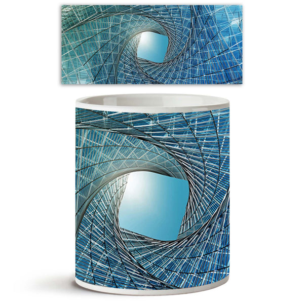 Abstract Tunnel Ceramic Coffee Tea Mug Inside White-Coffee Mugs--IC 5000254 IC 5000254, 3D, Abstract Expressionism, Abstracts, Architecture, Perspective, Semi Abstract, Signs, Signs and Symbols, Metallic, abstract, tunnel, ceramic, coffee, tea, mug, inside, white, structure, angle, blue, building, built, chrome, concepts, construction, design, engineering, exterior, futuristic, glass, ideas, light, metal, nobody, outdoors, reflection, render, shiny, skyscraper, sun, tall, turquoise, vibrant, view, window, a
