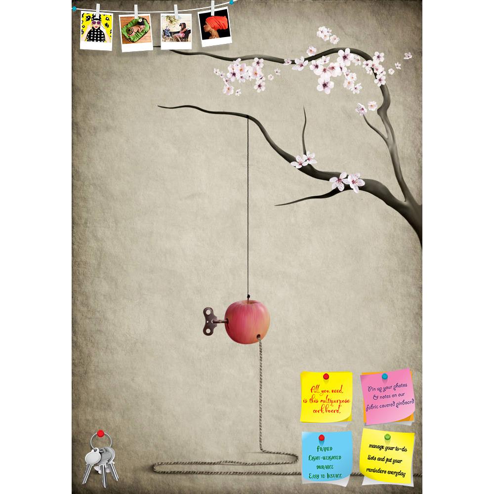 ArtzFolio Apple Branch & The Worm Printed Bulletin Board Notice Pin Board Soft Board | Frameless-Bulletin Boards Frameless-AZSAO8634577BLB_FL_L-Image Code 5000265 Vishnu Image Folio Pvt Ltd, IC 5000265, ArtzFolio, Bulletin Boards Frameless, Conceptual, Floral, Digital Art, apple, branch, the, worm, printed, bulletin, board, notice, pin, soft, frameless, road, homesurreal, posterapple, pin up board, push pin board, extra large cork board, big pin board, notice board, small bulletin board, cork board, wall no