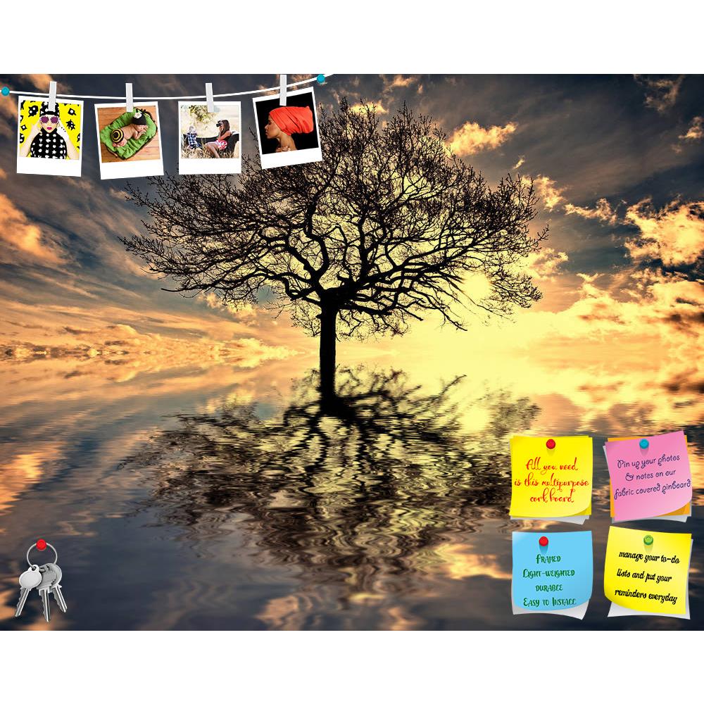 ArtzFolio Mystic Moments Printed Bulletin Board Notice Pin Board Soft Board | Frameless-Bulletin Boards Frameless-AZSAO8709909BLB_FL_L-Image Code 5000271 Vishnu Image Folio Pvt Ltd, IC 5000271, ArtzFolio, Bulletin Boards Frameless, Landscapes, Photography, mystic, moments, printed, bulletin, board, notice, pin, soft, frameless, sun, sunset, light, colors, nature, landscape, clouds, tree, flora, stem, branch, branches, structure, structures, water, waters, lake, reflections, wave, waves, dark, mystical, myst