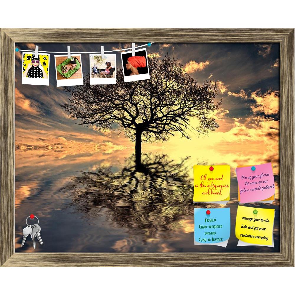 ArtzFolio Mystic Moments Printed Bulletin Board Notice Pin Board Soft Board | Framed-Bulletin Boards Framed-AZSAO8709909BLB_FR_L-Image Code 5000271 Vishnu Image Folio Pvt Ltd, IC 5000271, ArtzFolio, Bulletin Boards Framed, Landscapes, Photography, mystic, moments, printed, bulletin, board, notice, pin, soft, framed, sun, sunset, light, colors, nature, landscape, clouds, tree, flora, stem, branch, branches, structure, structures, water, waters, lake, reflections, wave, waves, dark, mystical, mysterious, drea