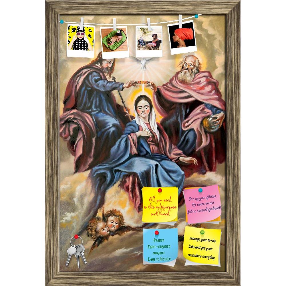 ArtzFolio God The Son, God The Father & The Mother Of God Printed Bulletin Board Notice Pin Board Soft Board | Framed-Bulletin Boards Framed-AZSAO8728133BLB_FR_L-Image Code 5000273 Vishnu Image Folio Pvt Ltd, IC 5000273, ArtzFolio, Bulletin Boards Framed, Religious, Fine Art Reprint, god, the, son, father, mother, of, printed, bulletin, board, notice, pin, soft, framed, pin up board, push pin board, extra large cork board, big pin board, notice board, small bulletin board, cork board, wall notice board, gia