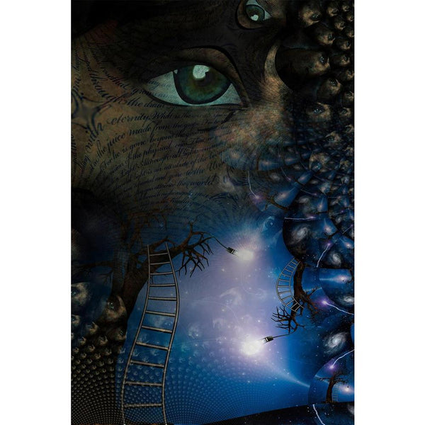 Surreal Human Elements Unframed Paper Poster-Paper Posters Unframed-POS_UN-IC 5000279 IC 5000279, Abstract Expressionism, Abstracts, Art and Paintings, Astronomy, Conceptual, Cosmology, Figurative, Nature, Realism, Religion, Religious, Scenic, Semi Abstract, Space, Spiritual, Stars, Surrealism, surreal, human, elements, unframed, paper, wall, poster, abstract, eye, allegory, art, artistic, believe, cloud, concentrate, concentration, concept, conscious, dada, dali, door, doorway, dream, dreamscape, face, gal