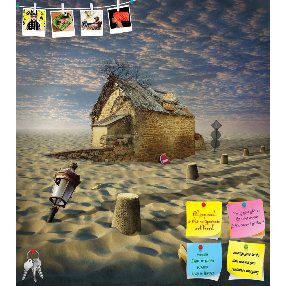 ArtzFolio Lost In Desert Printed Bulletin Board Notice Pin Board Soft Board | Frameless-Bulletin Boards Frameless-AZSAO8856152BLB_FL_L-Image Code 5000281 Vishnu Image Folio Pvt Ltd, IC 5000281, ArtzFolio, Bulletin Boards Frameless, Fantasy, Kids, Digital Art, lost, in, desert, printed, bulletin, board, notice, pin, soft, frameless, photocollage, a, lot, my, shots, source, old, house, sands, pin up board, push pin board, extra large cork board, big pin board, notice board, small bulletin board, cork board, w