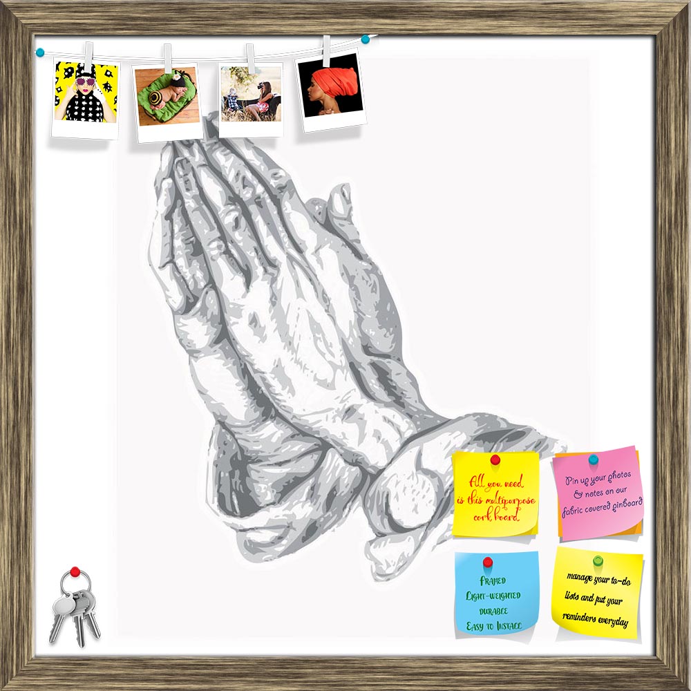 ArtzFolio Praying Hands Printed Bulletin Board Notice Pin Board Soft Board | Framed-Bulletin Boards Framed-AZSAO8886003BLB_FR_L-Image Code 5000285 Vishnu Image Folio Pvt Ltd, IC 5000285, ArtzFolio, Bulletin Boards Framed, Religious, Traditional, Fine Art Reprint, praying, hands, printed, bulletin, board, notice, pin, soft, framed, pin up board, push pin board, extra large cork board, big pin board, notice board, small bulletin board, cork board, wall notice board, giant cork board, bulletin board, office no