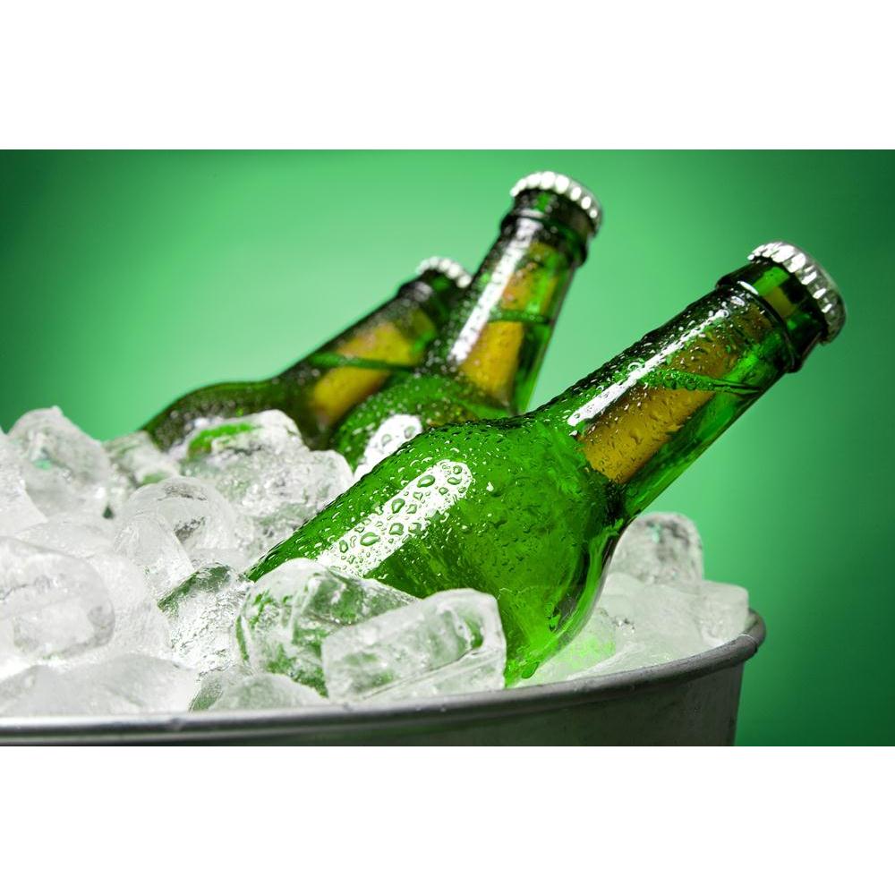 Beer Bottles Canvas Painting Synthetic Frame-Paintings MDF Framing-AFF_FR-IC 5000291 IC 5000291, Adult, Beverage, Cuisine, Food, Food and Beverage, Food and Drink, beer, bottles, canvas, painting, synthetic, frame, bottle, alcohol, chilled, chilling, drink, green, ice, liquid, multiple, party, refreshment, three, artzfolio, wall decor for living room, wall frames for living room, frames for living room, wall art, canvas painting, wall frame, scenery, panting, paintings for living room, framed wall art, wall