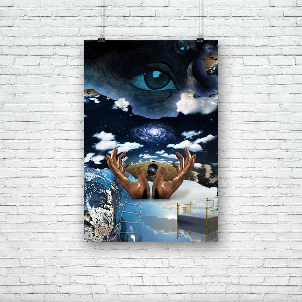 Symbolic Art Unframed Paper Poster-Paper Posters Unframed-POS_UN-IC 5000299 IC 5000299, Abstract Expressionism, Abstracts, Art and Paintings, Fantasy, Futurism, Nature, Realism, Religion, Religious, Scenic, Semi Abstract, Space, Spiritual, Surrealism, symbolic, art, unframed, paper, poster, poetry, mind, dali, abstract, beauty, bed, blue, clock, color, concept, create, creation, dark, dream, electric, eternity, eye, future, god, hand, hands, hour, human, imagination, infinity, life, light, lying, magritte, 