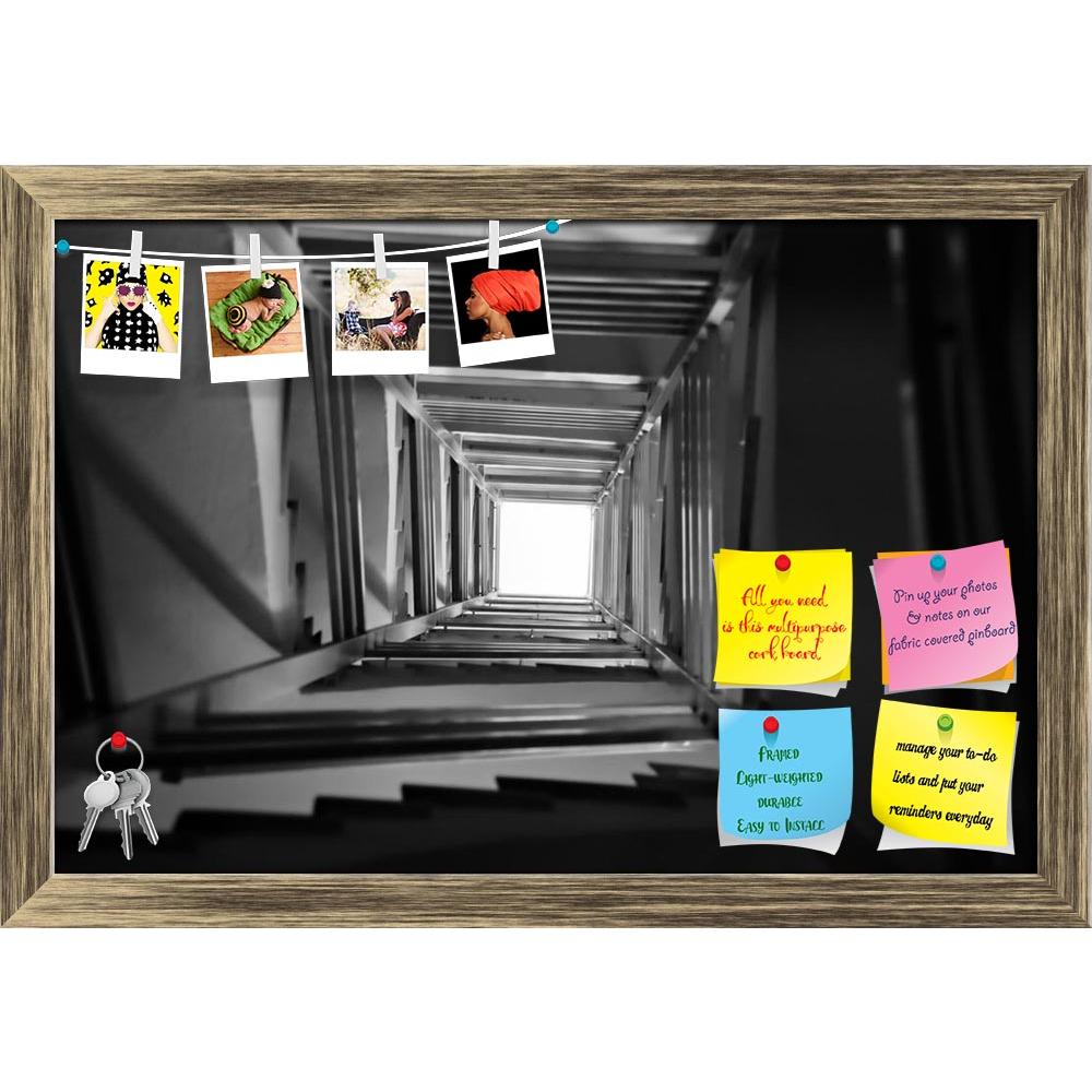 ArtzFolio Staircase Spiral Perspective Printed Bulletin Board Notice Pin Board Soft Board | Framed-Bulletin Boards Framed-AZSAO9115702BLB_FR_L-Image Code 5000300 Vishnu Image Folio Pvt Ltd, IC 5000300, ArtzFolio, Bulletin Boards Framed, Places, Photography, staircase, spiral, perspective, printed, bulletin, board, notice, pin, soft, framed, architecture, background, black, white, pin up board, push pin board, extra large cork board, big pin board, notice board, small bulletin board, cork board, wall notice 