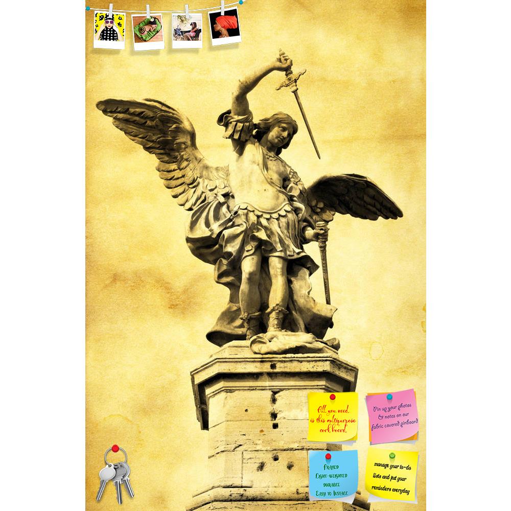 ArtzFolio Saint Michael On Top Of Castle Sant Angelo, Rome Italy Printed Bulletin Board Notice Pin Board Soft Board | Frameless-Bulletin Boards Frameless-AZSAO9284704BLB_FL_L-Image Code 5000313 Vishnu Image Folio Pvt Ltd, IC 5000313, ArtzFolio, Bulletin Boards Frameless, Places, Vintage, Photography, saint, michael, on, top, of, castle, sant, angelo, rome, italy, printed, bulletin, board, notice, pin, soft, frameless, statue, pin up board, push pin board, extra large cork board, big pin board, notice board,