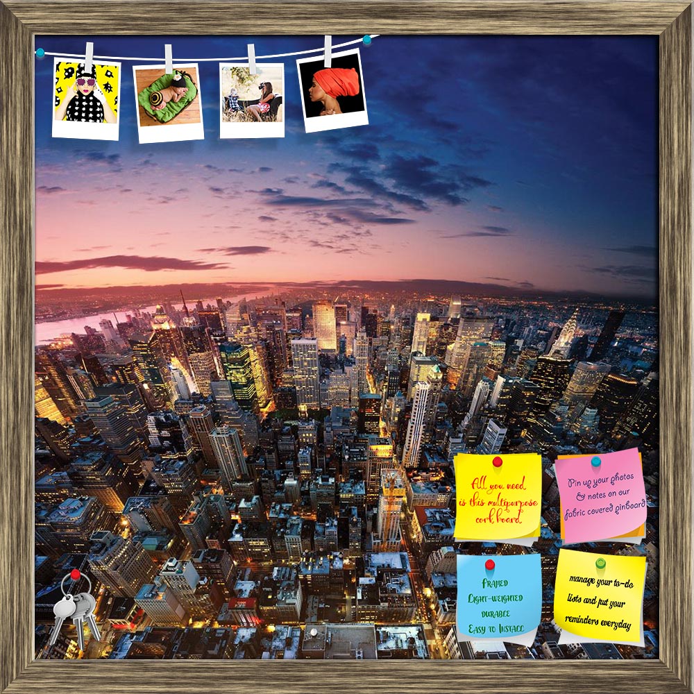 ArtzFolio Big Apple After Sunset, Manhattan, New York, USA D1 Printed Bulletin Board Notice Pin Board Soft Board | Framed-Bulletin Boards Framed-AZSAO9326557BLB_FR_L-Image Code 5000316 Vishnu Image Folio Pvt Ltd, IC 5000316, ArtzFolio, Bulletin Boards Framed, Landscapes, Places, Photography, big, apple, after, sunset, manhattan, new, york, usa, d1, printed, bulletin, board, notice, pin, soft, framed, night, aerial, america, architecture, avenue, buildings, built, city, cityscape, crowded, district, downtown