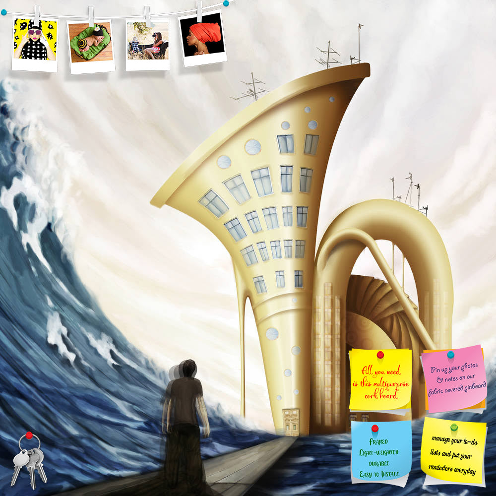 ArtzFolio Man Standing On Bridge Near Tuba House In Ocean Printed Bulletin Board Notice Pin Board Soft Board | Frameless-Bulletin Boards Frameless-AZSAO9328896BLB_FL_L-Image Code 5000317 Vishnu Image Folio Pvt Ltd, IC 5000317, ArtzFolio, Bulletin Boards Frameless, Surrealism, Fine Art Reprint, man, standing, on, bridge, near, tuba, house, in, ocean, printed, bulletin, board, notice, pin, soft, frameless, fantasy, world, digital, painting, pin up board, push pin board, extra large cork board, big pin board, 