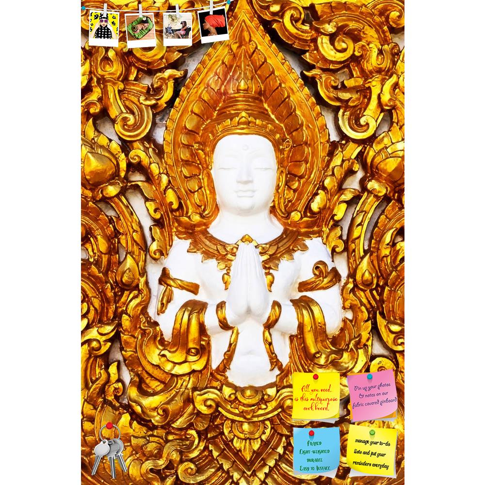 ArtzFolio Thai Design Buddhist Church Wall Printed Bulletin Board Notice Pin Board Soft Board | Frameless-Bulletin Boards Frameless-AZSAO9399632BLB_FL_L-Image Code 5000326 Vishnu Image Folio Pvt Ltd, IC 5000326, ArtzFolio, Bulletin Boards Frameless, Places, Religious, Photography, thai, design, buddhist, church, wall, printed, bulletin, board, notice, pin, soft, frameless, sculpture, pin up board, push pin board, extra large cork board, big pin board, notice board, small bulletin board, cork board, wall not