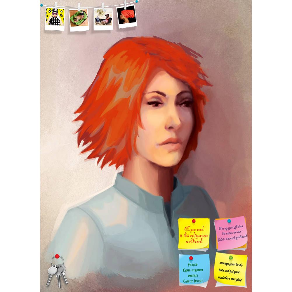 ArtzFolio Young Redhead Woman Printed Bulletin Board Notice Pin Board Soft Board | Frameless-Bulletin Boards Frameless-AZSAO9452224BLB_FL_L-Image Code 5000335 Vishnu Image Folio Pvt Ltd, IC 5000335, ArtzFolio, Bulletin Boards Frameless, Kids, Fine Art Reprint, young, redhead, woman, printed, bulletin, board, notice, pin, soft, frameless, portrait, digital, painting, pin up board, push pin board, extra large cork board, big pin board, notice board, small bulletin board, cork board, wall notice board, giant c