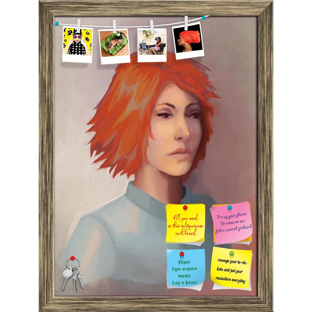ArtzFolio Young Redhead Woman Printed Bulletin Board Notice Pin Board Soft Board | Framed-Bulletin Boards Framed-AZSAO9452224BLB_FR_L-Image Code 5000335 Vishnu Image Folio Pvt Ltd, IC 5000335, ArtzFolio, Bulletin Boards Framed, Kids, Fine Art Reprint, young, redhead, woman, printed, bulletin, board, notice, pin, soft, framed, portrait, digital, painting, pin up board, push pin board, extra large cork board, big pin board, notice board, small bulletin board, cork board, wall notice board, giant cork board, b
