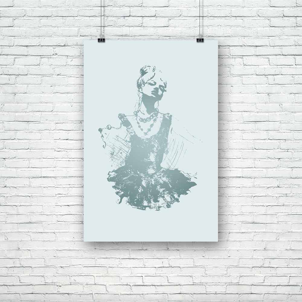 Young Dancer Unframed Paper Poster-Paper Posters Unframed-POS_UN-IC 5000340 IC 5000340, Abstract Expressionism, Abstracts, Adult, Ancient, Animated Cartoons, Art and Paintings, Asian, Caricature, Cartoons, Dance, Decorative, Digital, Digital Art, Drawing, Fashion, Graphic, Historical, Icons, Illustrations, Individuals, Medieval, Modern Art, Music, Music and Dance, Music and Musical Instruments, Patterns, People, Portraits, Retro, Semi Abstract, Signs, Signs and Symbols, Sketches, Victorian, Vintage, young, 