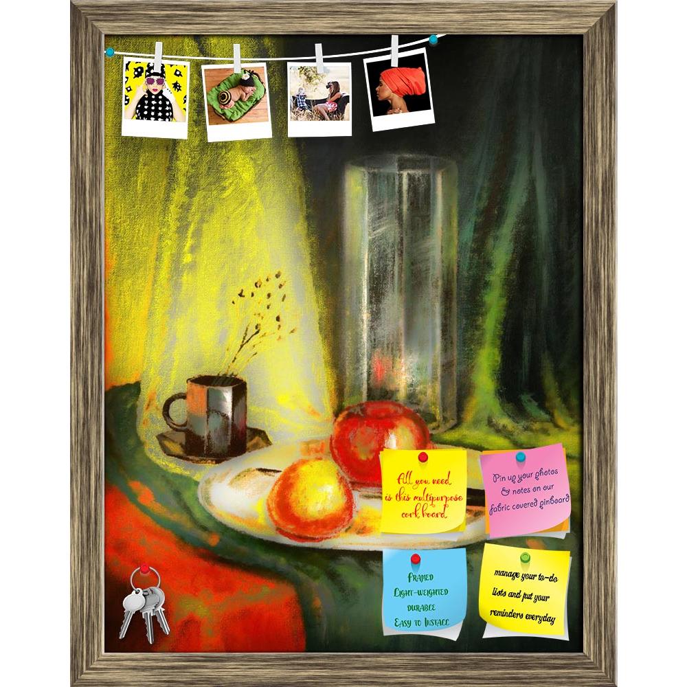 ArtzFolio Apple & Clementine On Plate Printed Bulletin Board Notice Pin Board Soft Board | Framed-Bulletin Boards Framed-AZSAO9492820BLB_FR_L-Image Code 5000342 Vishnu Image Folio Pvt Ltd, IC 5000342, ArtzFolio, Bulletin Boards Framed, Food & Beverage, Still Life, Fine Art Reprint, apple, clementine, on, plate, printed, bulletin, board, notice, pin, soft, framed, knife, vase, coffee, cup, my, own, acrylic, painting, model, relese, provided, pin up board, push pin board, extra large cork board, big pin board