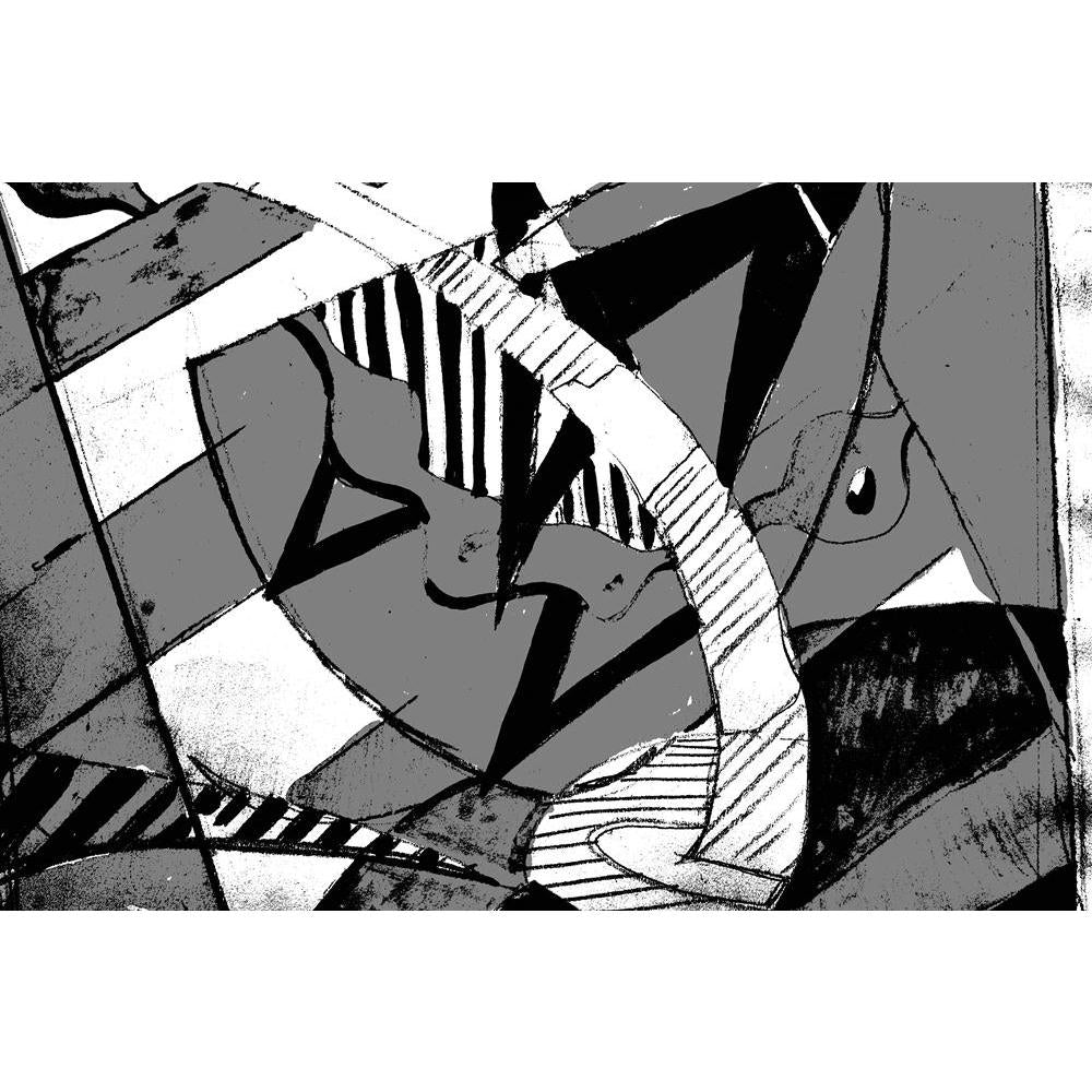 Abstract Canvas Painting Synthetic Frame - Paintings MDF Framing - ArtzFolio.com