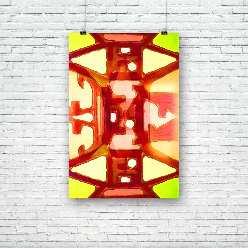Abstract D4 Unframed Paper Poster - Paper Posters Unframed - ArtzFolio.com