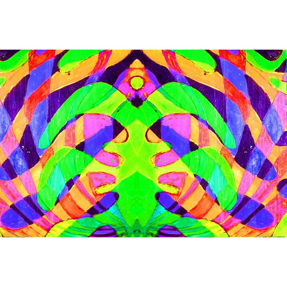 Abstract Canvas Painting Synthetic Frame - Paintings MDF Framing - ArtzFolio.com