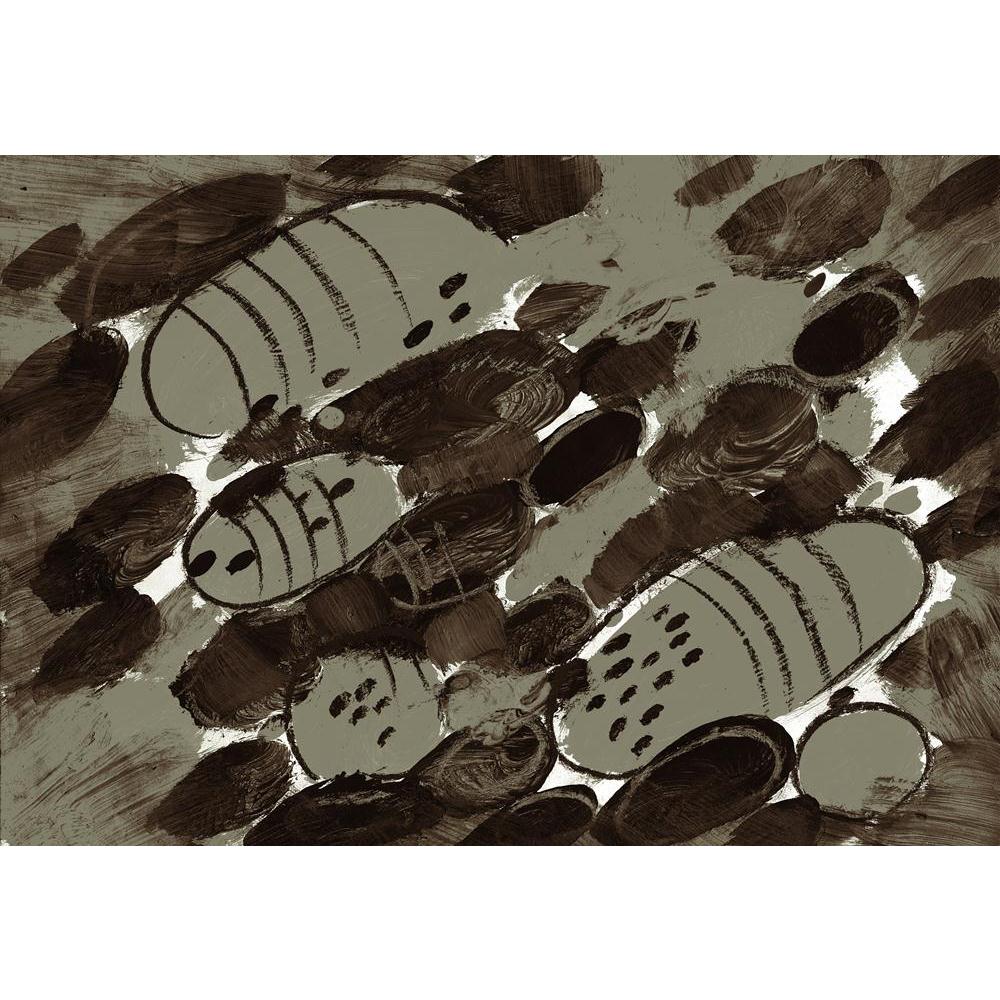 Abstract Canvas Painting Synthetic Frame - Paintings MDF Framing - ArtzFolio.com